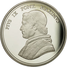 Vaticano, medaglia, Le Pape Pie IX, FDC, Rame-nichel