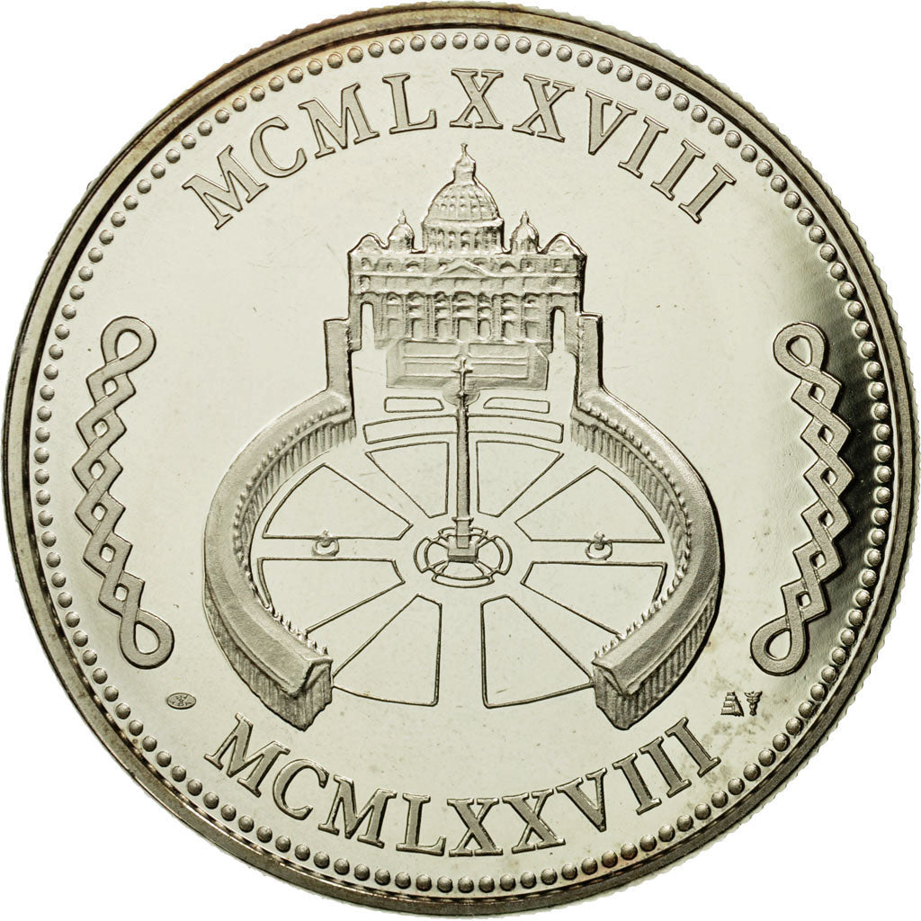 Vaticano, medaglia, Jean-Paul I, FDC, Rame-nichel