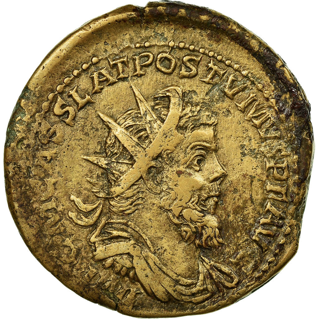 Moneda, Postumus, Sestercio, 260-269, Trier or Cologne, MBC, Bronce, Cohen:246