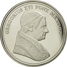 Vaticano, medaglia, Le Pape Grégoire XVI, FDC, Rame-nichel