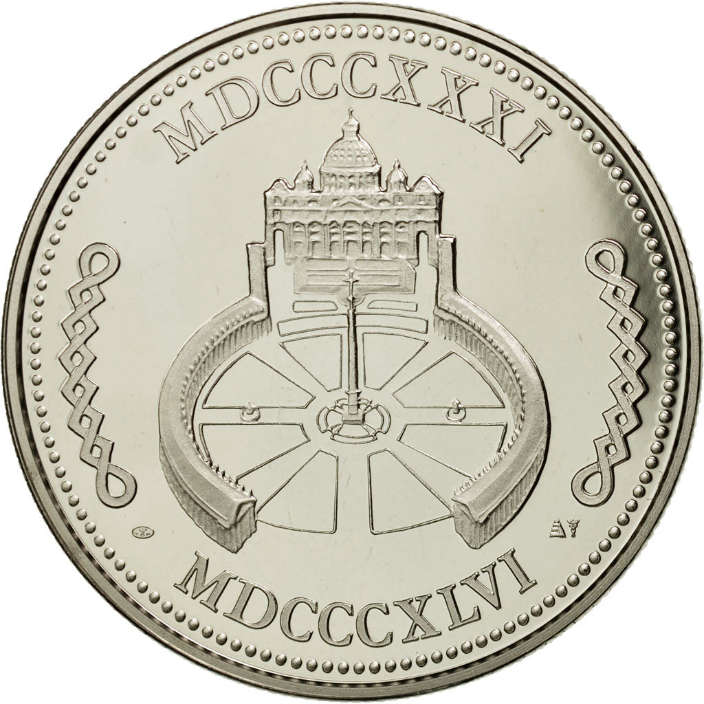 Vaticano, medaglia, Le Pape Grégoire XVI, FDC, Rame-nichel