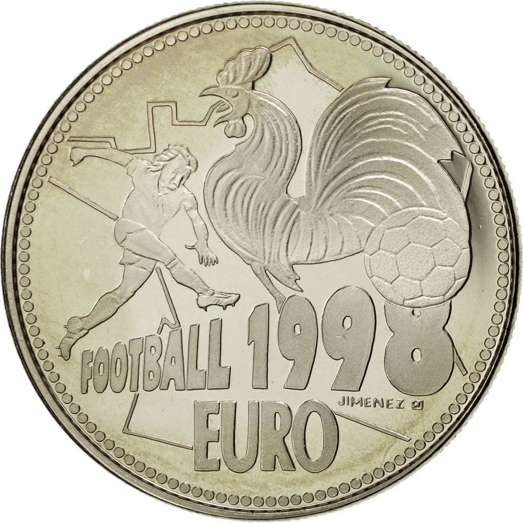 France, Médaille, France 98, Coupe du Monde de Football, FDC, Copper-nickel