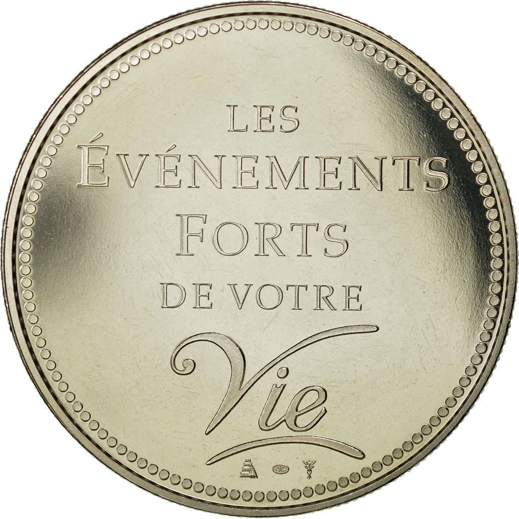 Francia, medaglia, Le Passage à l'An 2000, FDC, Rame-nichel