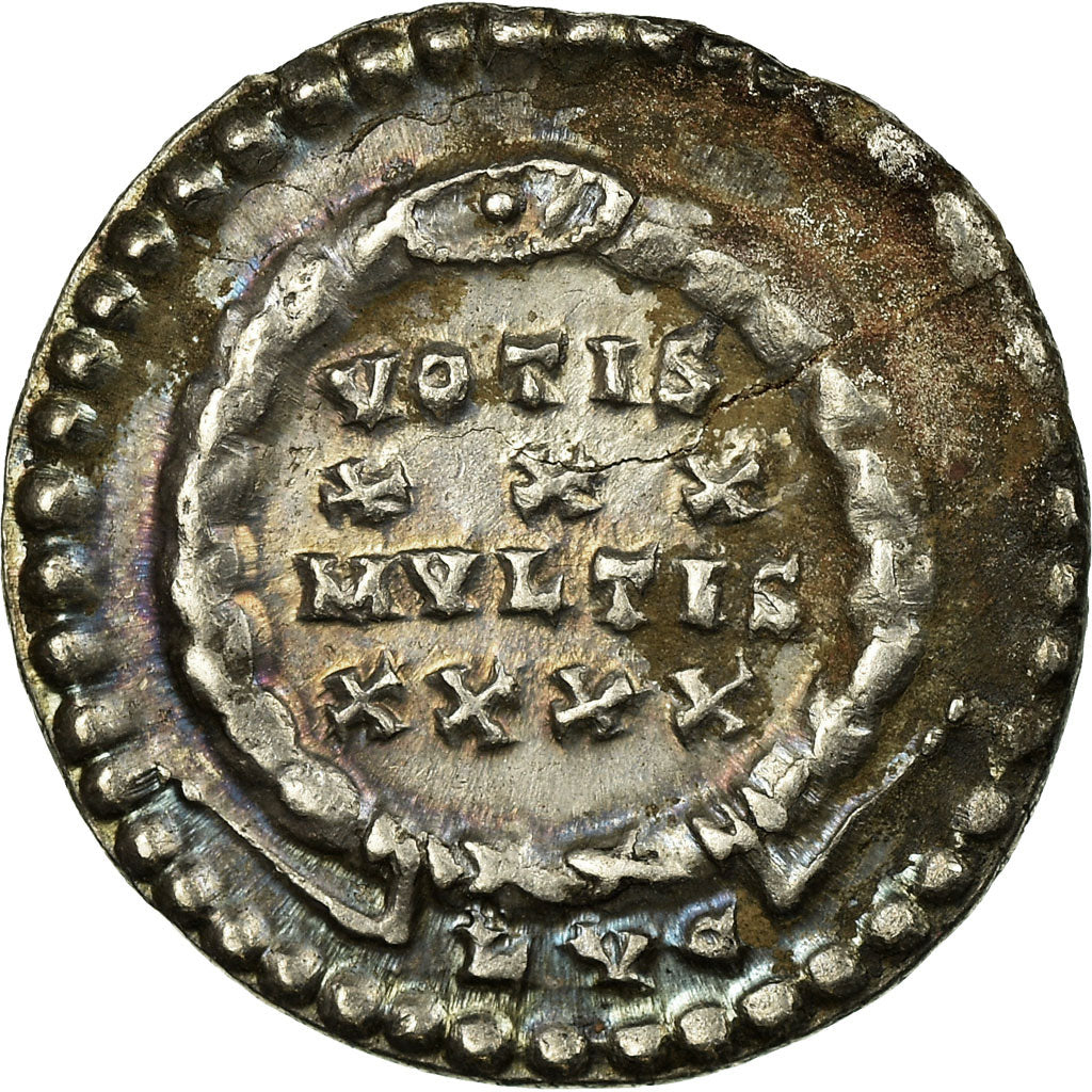 Constantius II, Siliqua, Lugdunum, Silver, AU(55-58)