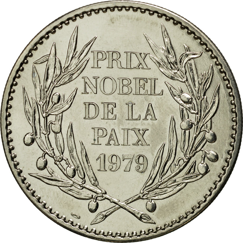 France, Medal, Mère Thérésa, Prix Nobel de la Paix 1979, MS(65-70)