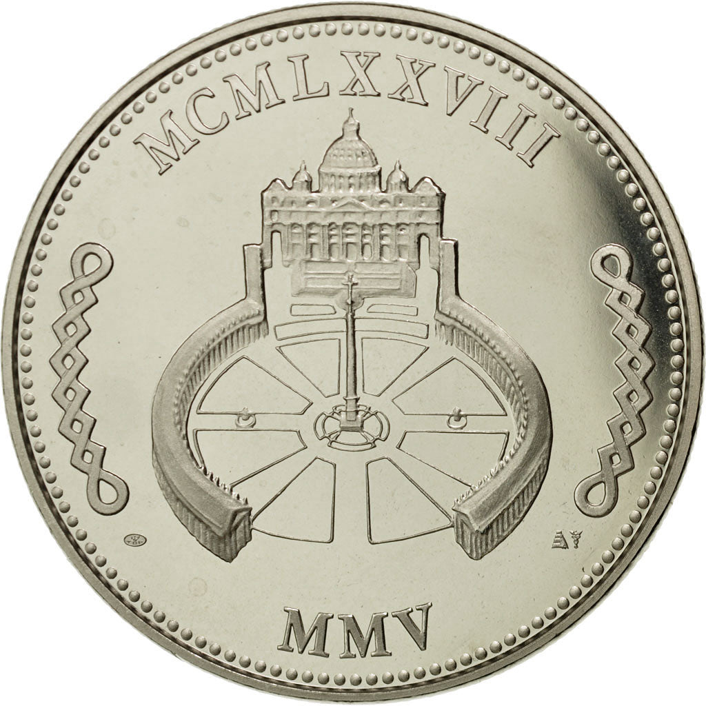 Vatican, Medal, Le Pape Jean-Paul II, MS(64), Copper-nickel