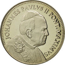 Vaticano, medalla, Le Pape Jean-Paul II à Reims, SC+, Cobre - níquel dorado