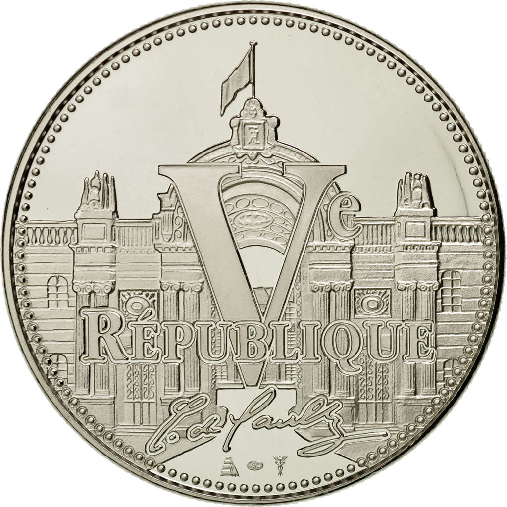France, Medal, Vème République, Charles De Gaulle, MS(65-70), Copper-nickel
