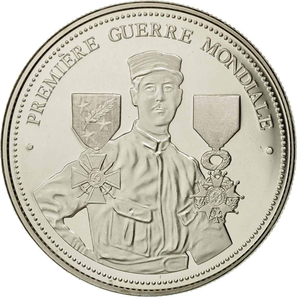 France, Medal, Vème République, Première Guerre Mondiale, MS(65-70)