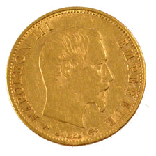 FRANCE, 5 Francs, 1860, Paris, EF(40-45), Gold, Gadoury #1001, 1.60
