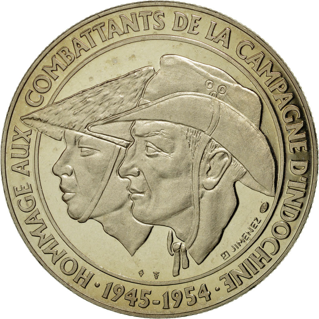 Francia, medaglia, Hommage aux Combattants de la Campagne d'Indochine, FDC