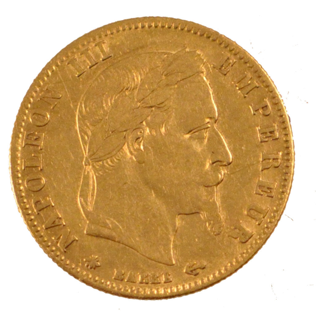 Francia, Napoleon III, Napoléon III, 5 Francs, 1863, Paris, BB, Oro, Gadoury...