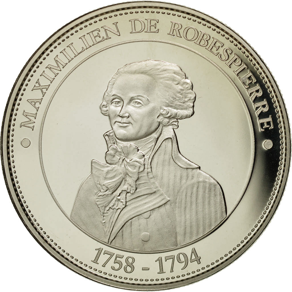France, Medal, Révolution Française, Robespierre, MS(65-70), Copper-nickel