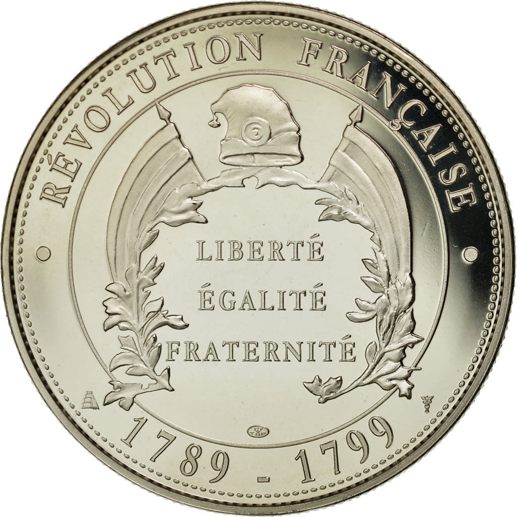 France, Medal, Révolution Française, Robespierre, MS(65-70), Copper-nickel