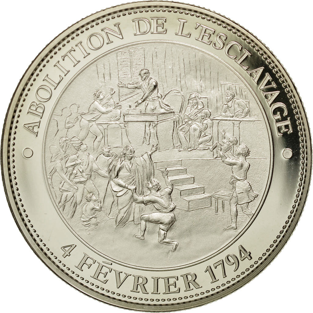 France, Médaille, Révolution Française, Abolition de l'Esclavage, FDC