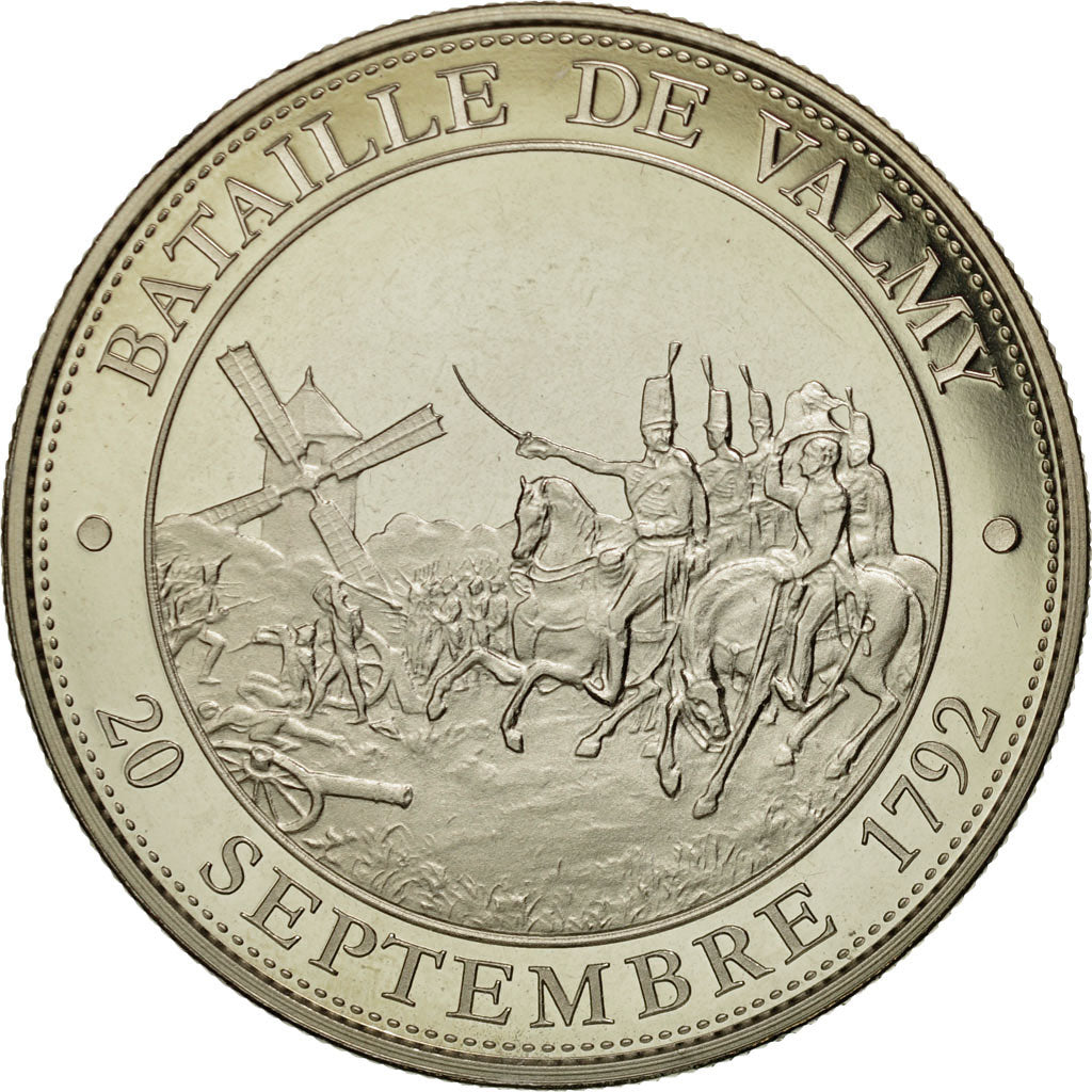France, Médaille, Révolution Française, Bataille de Valmy, FDC, Copper-nickel