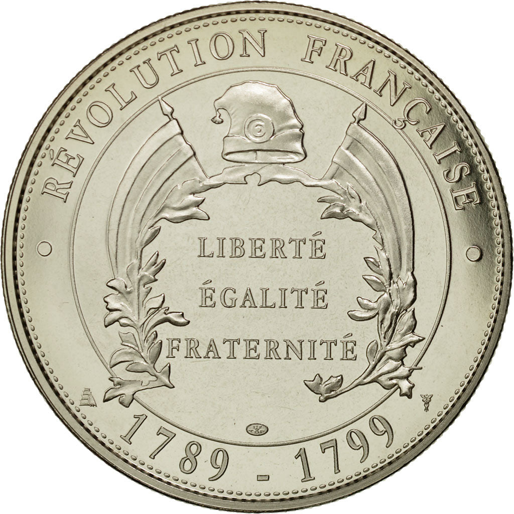 France, Médaille, Révolution Française, Bataille de Valmy, FDC, Copper-nickel