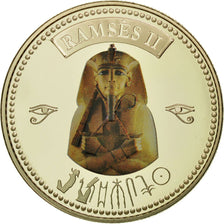 Égypte, Médaille, Trésors d'Egypte, Ramsès II, FDC, Copper-nickel