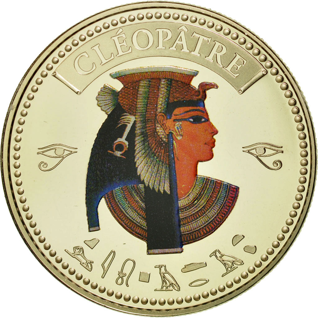 Egypt, Medal, Trésors d'Egypte, Cléopâtre, MS(65-70), Copper-nickel