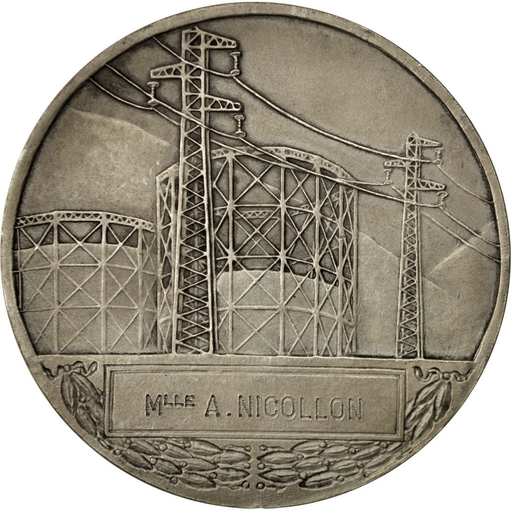 Frankreich, Medaille, Électricité de France et gaz de France, Dropsy, UNZ