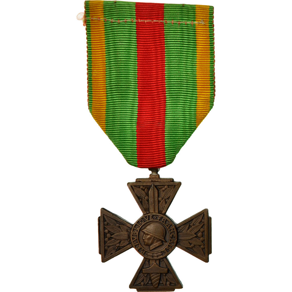 France, Croix du Combattant Volontaire, Medal, 1914-1918, Uncirculated, Bronze