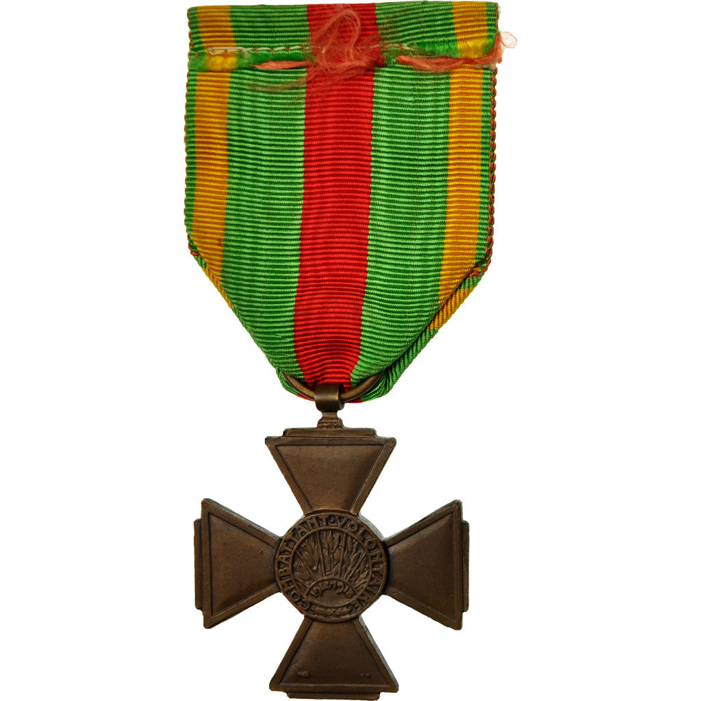 France, Croix du Combattant Volontaire, Medal, 1914-1918, Uncirculated, Bronze