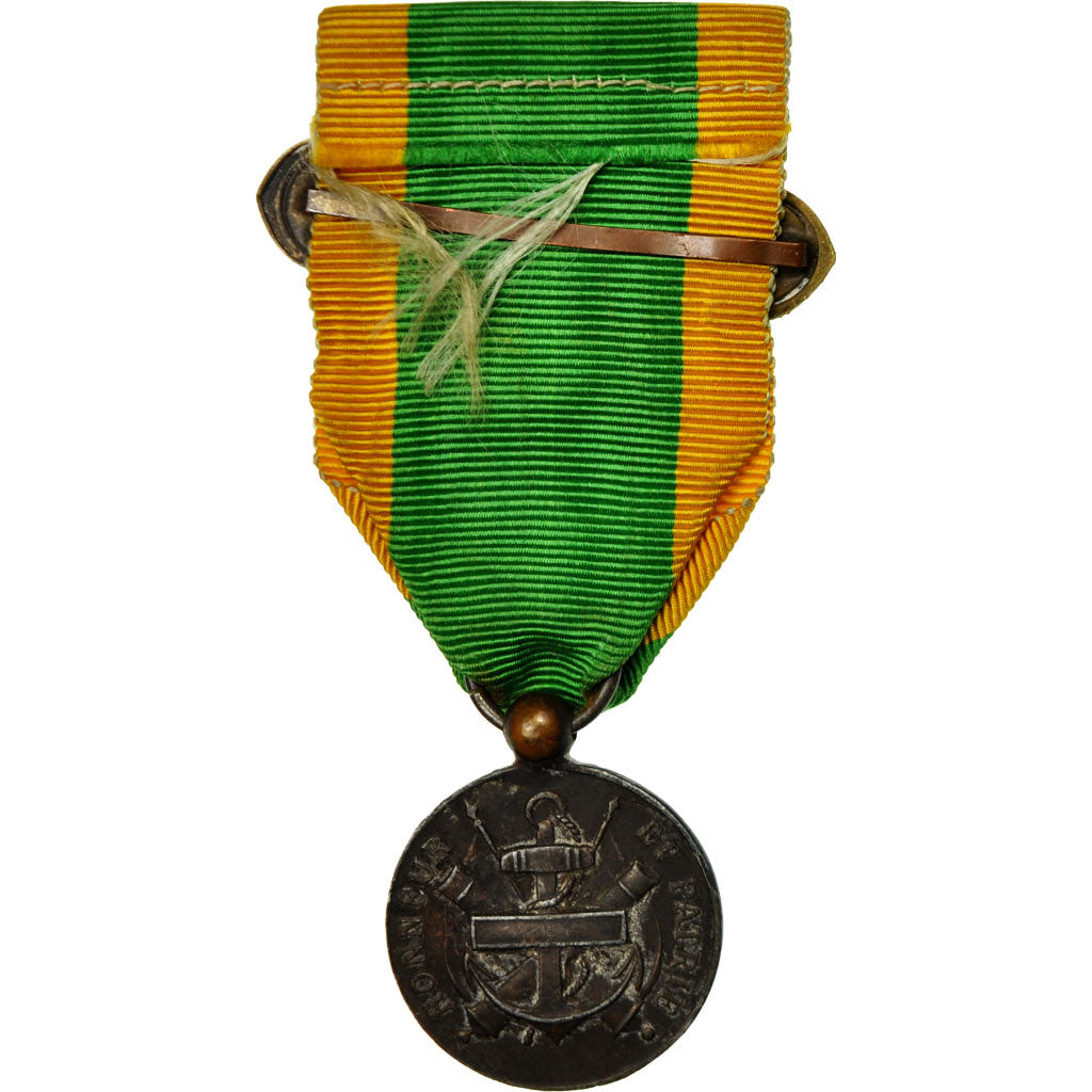 France, Engagé Volontaire, Medal, Very Good Quality, Rivet, Silvered bronze, 27