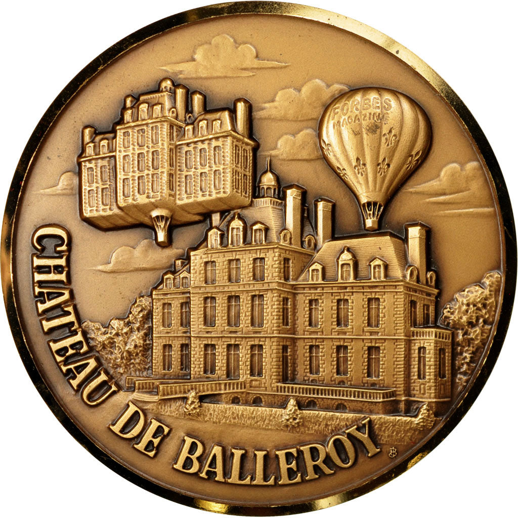 Francia, medaglia, Rassemblement de Ballons, Château de Balleroy, 1991, J.