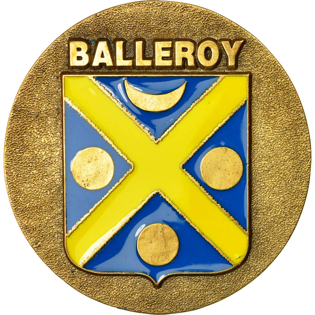 France, Medal, Ville de Balleroy, Calvados, Normandie, AU(55-58), Bronze