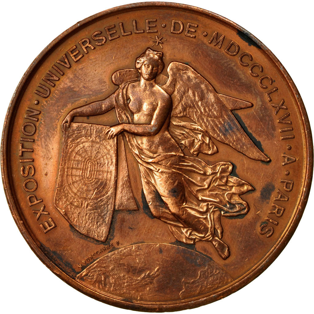 France, Medal, Exposition universelle de Paris, 1867, Ponscarme, EF(40-45)