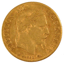 FRANCE, Napoléon III, 5 Francs, 1867, Paris, AU(50-53), Gold, Gadoury #1002, 1..