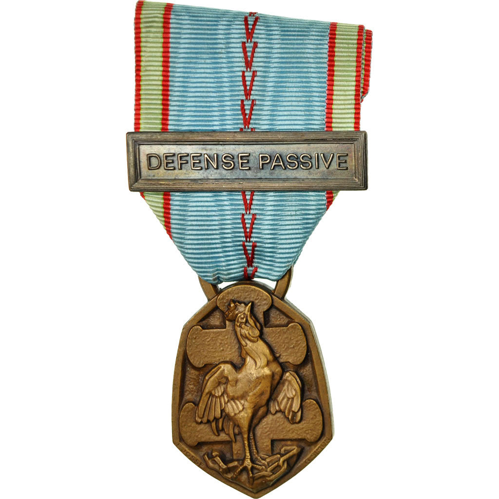 France, Libération de la France, Défense Passive, Médaille, 1939-1945, Non