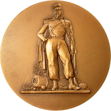 France, Médaille, Ville de La Fère, Aisne, 1985, SPL, Bronze
