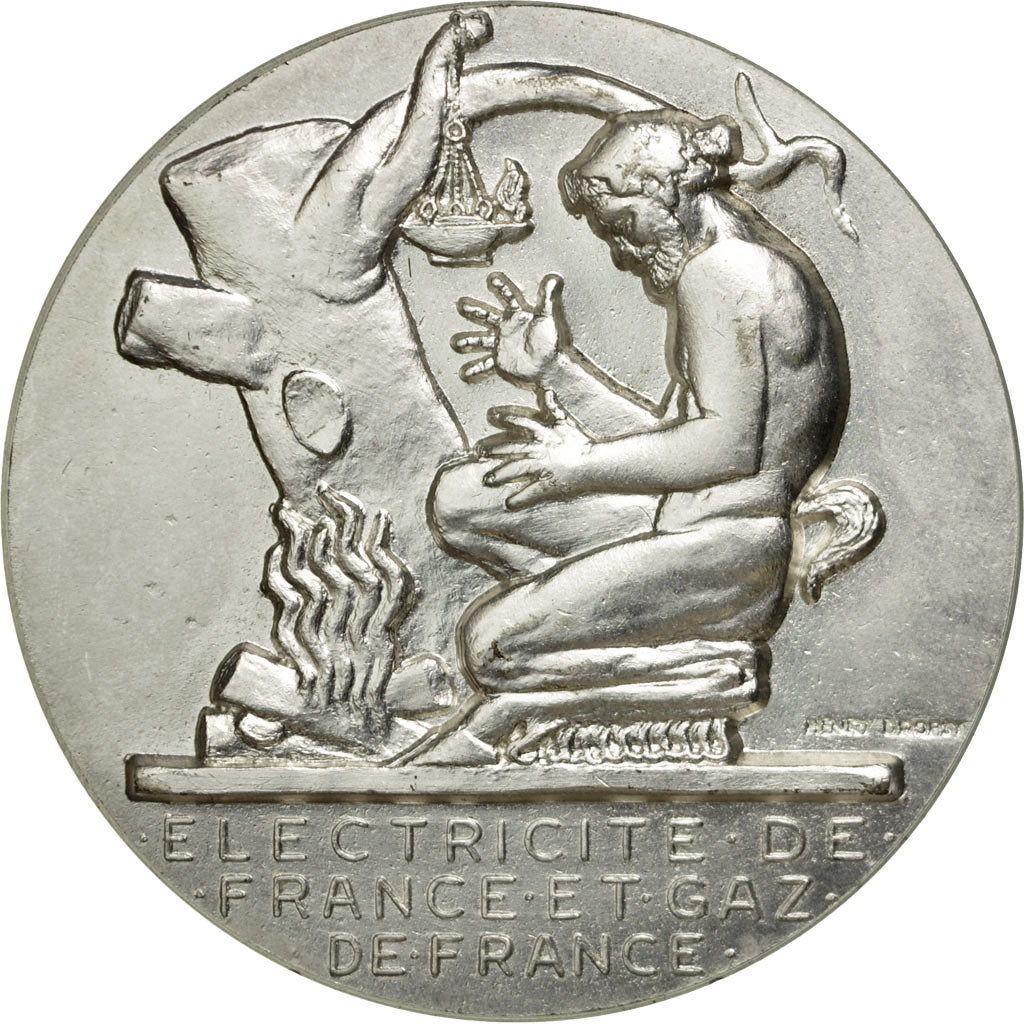 France, Médaille, Électricité de France et gaz de France, Dropsy, FDC