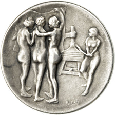 France, Médaille, IIIème République, Le Journal, 100 rue Richelieu, Paris