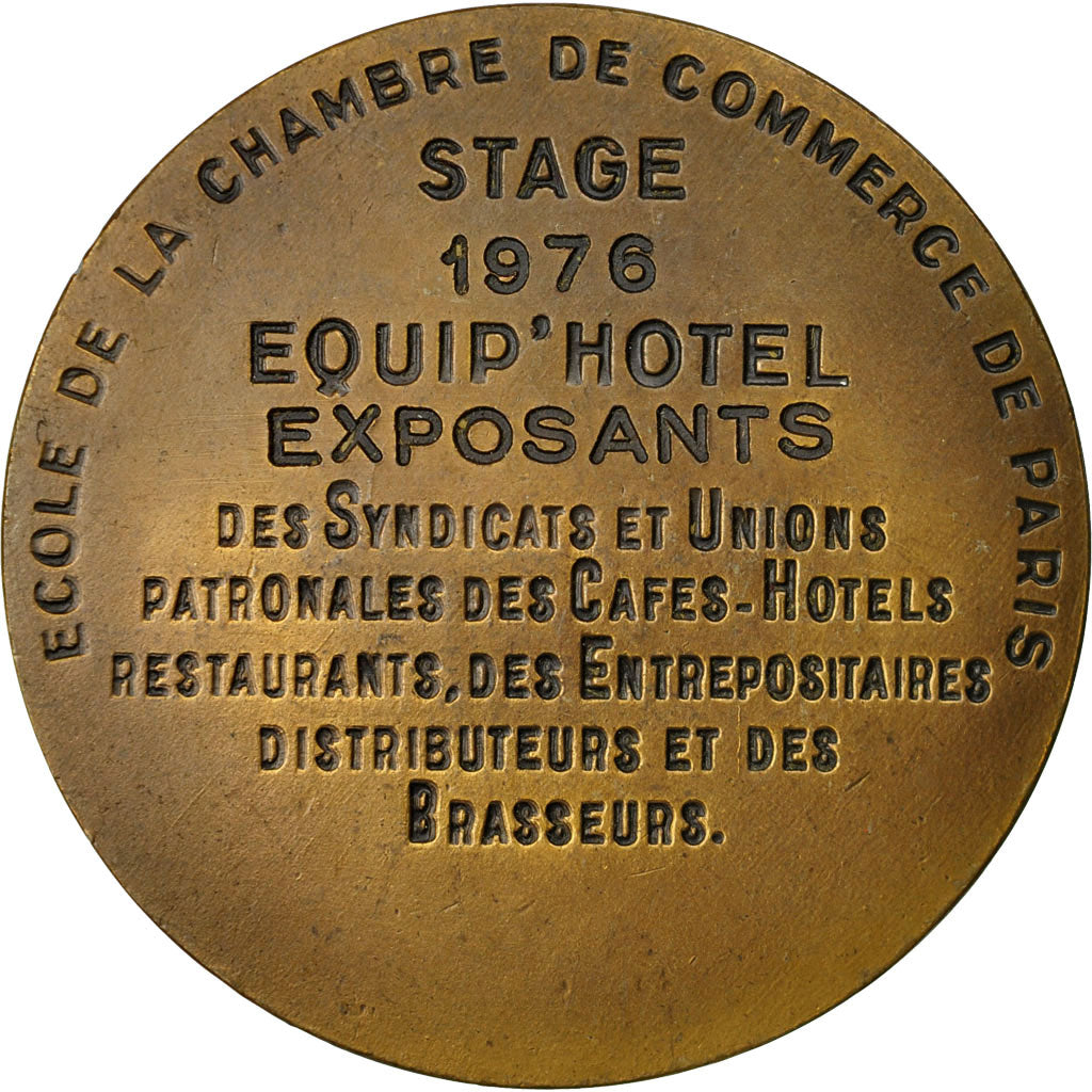 France, Medal, Ecole de la Chambre de commece de Paris, 1976, Mardini