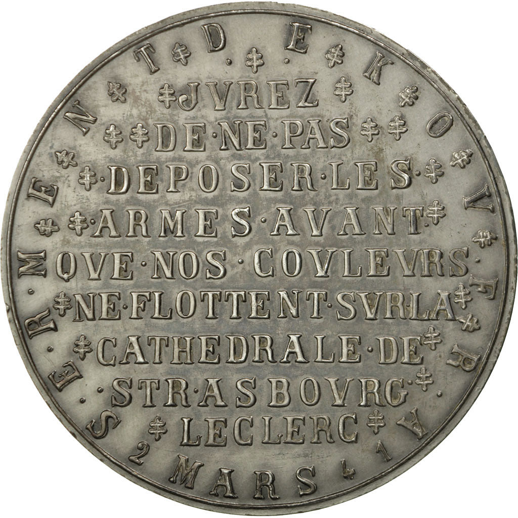 Frankreich, Medaille, Serment de Koufra, Sainte-Mère-l'Eglise, 1975, De Jaeger