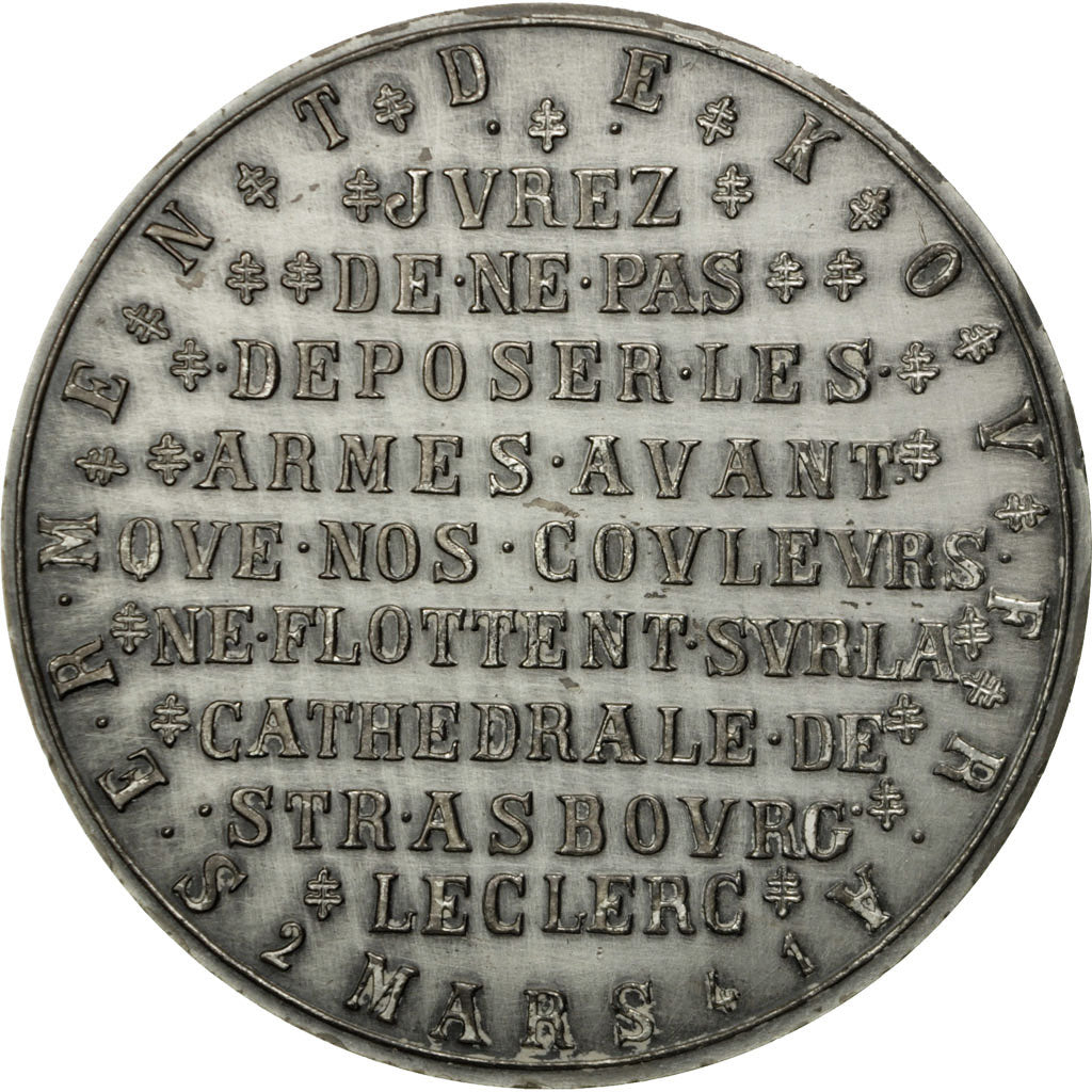 France, Medal, Serment de Koufra, Libération de Paris, 1975, De Jaeger