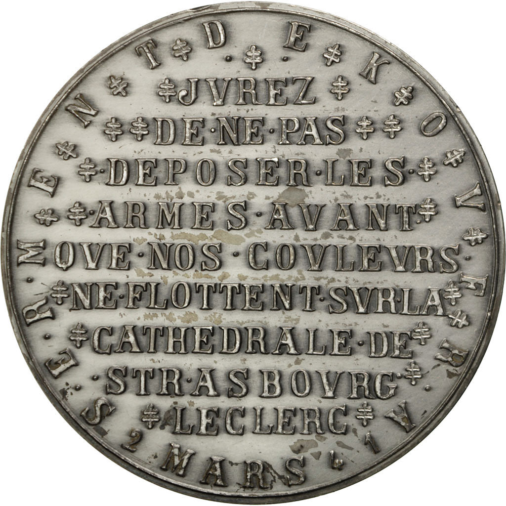 France, Médaille, Serment de Koufra, Libération de Strasbourg, 1974, De