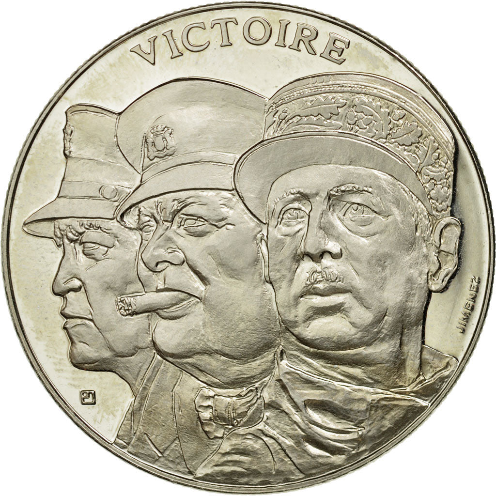 France, Medal, Seconde Guerre Mondiale, La Victoire de 1945, Jimenez, MS(65-70)