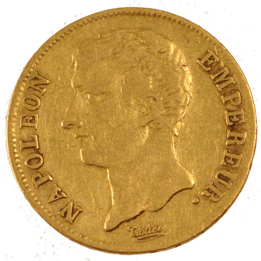 FRANCE, Napoléon I, 20 Francs, 1804, Paris, EF(40-45), Gold, Gadoury #1021, 6.40