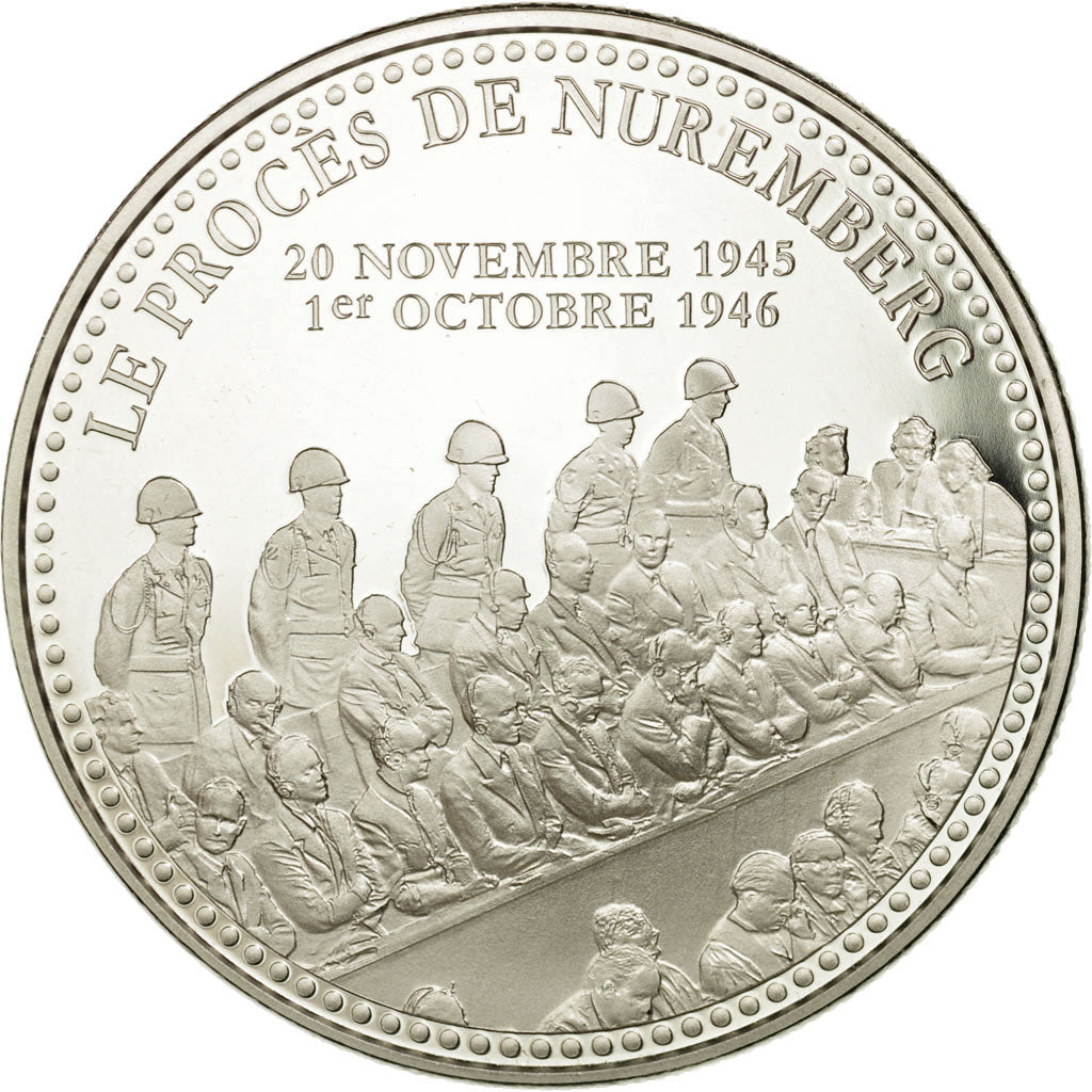 France, Medal, Seconde Guerre Mondiale, Le Procès de Nuremberg, MS(65-70)