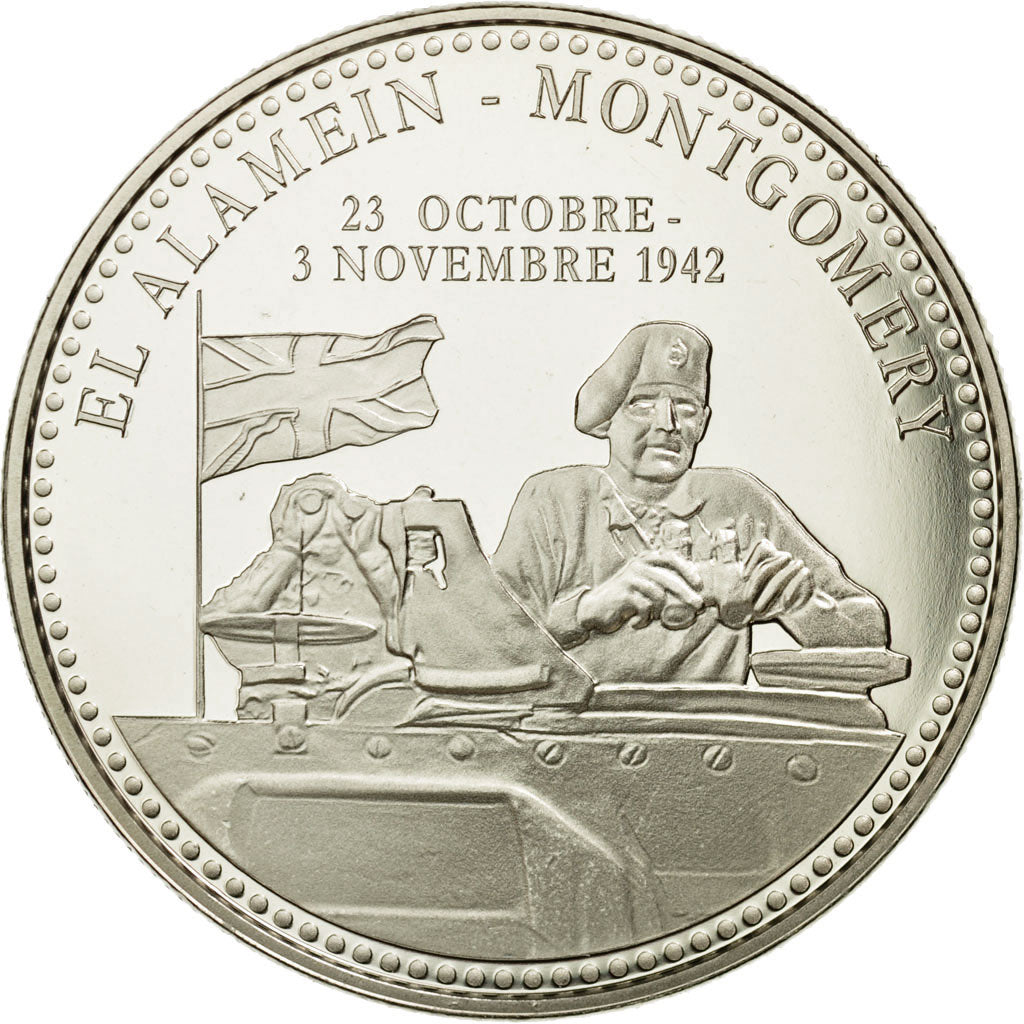 France, Medal, Seconde Guerre Mondiale, El Alamein, Montgomery, MS(65-70)