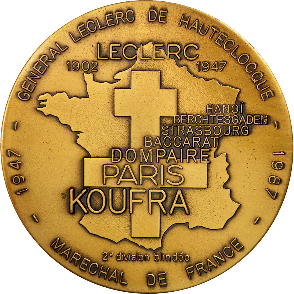 France, Médaille, Général Leclerc de Hauteclocque, Maréchal de France, SPL