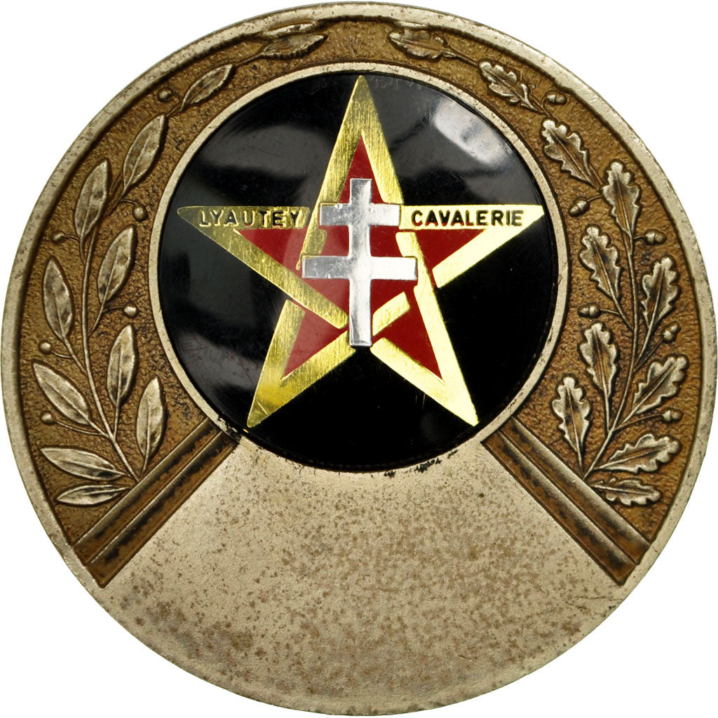 Francia, medalla, Lyautey Cavalerie, 1er Régiment de Spahis, EBC, Bronce