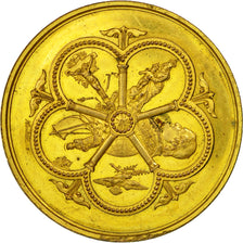 Vatican, Medal, Pie IX, Concile Oecuménique, 1869, AU(55-58), Gilt Bronze