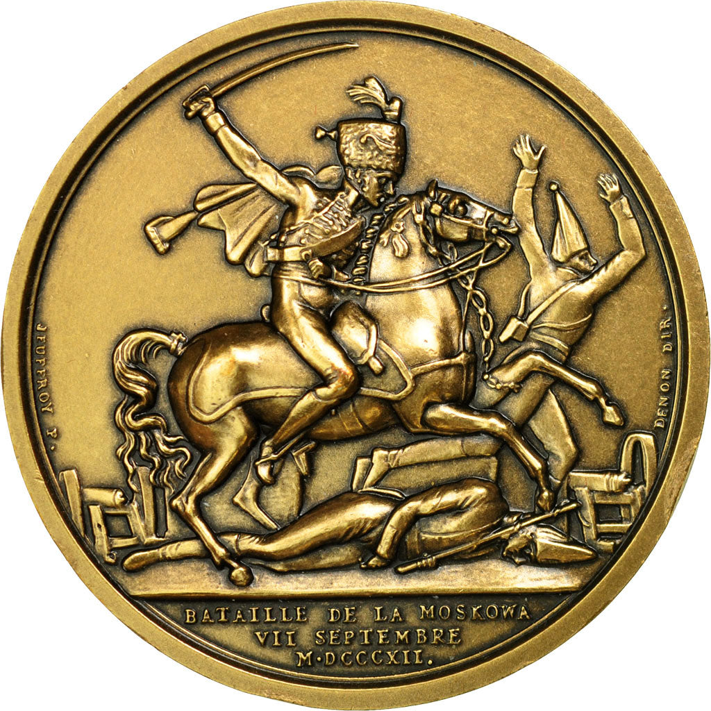 Francia, medalla, Napoléon Ier, Bataille de la Moskowa, Denon, Restrike, SC+