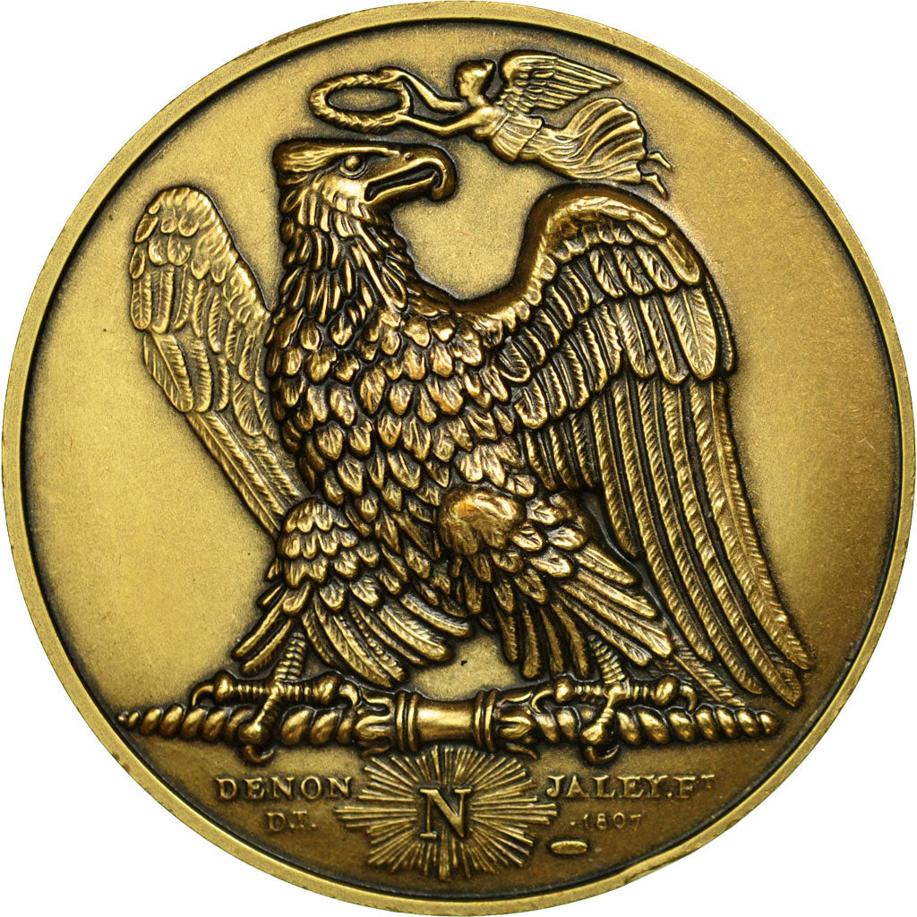 France, Medal, Napoléon Bonaparte, Bataille des Pyramides(1798), Denon