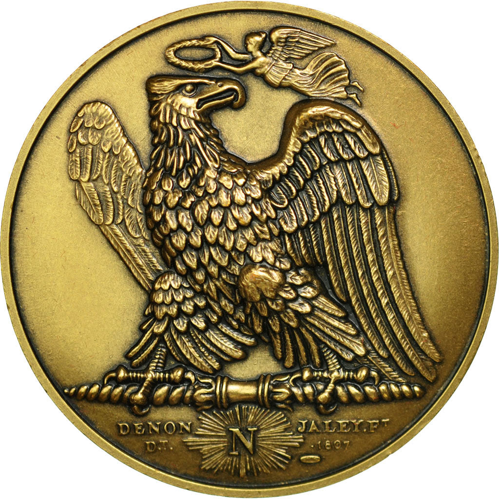 France, Medal, Napoléon Ier, l'Empereur passe le Rhin à Mayence, Denon