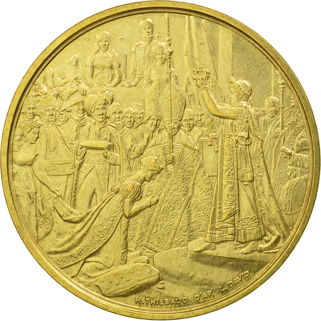 France, Médaille, Le sacre de Napoléon Ier par Pie VII, Thiébaud, Refrappe